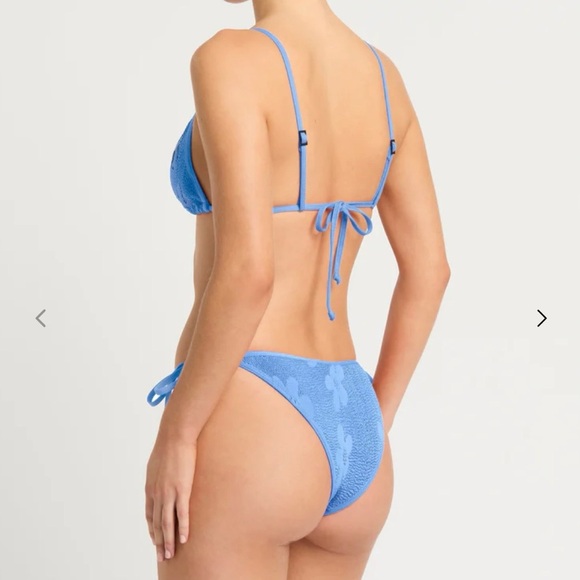 NWT bond-eye Cornflower Floral Textured Bikini Set - Picture 2 of 5
